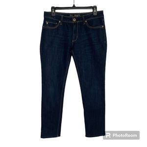 DL1961 Womens 29 (Size 8) Blue Dark Wash Angel Mid Rise Skinny Ankle Jean